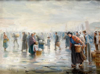 Crowds on a Wet Day